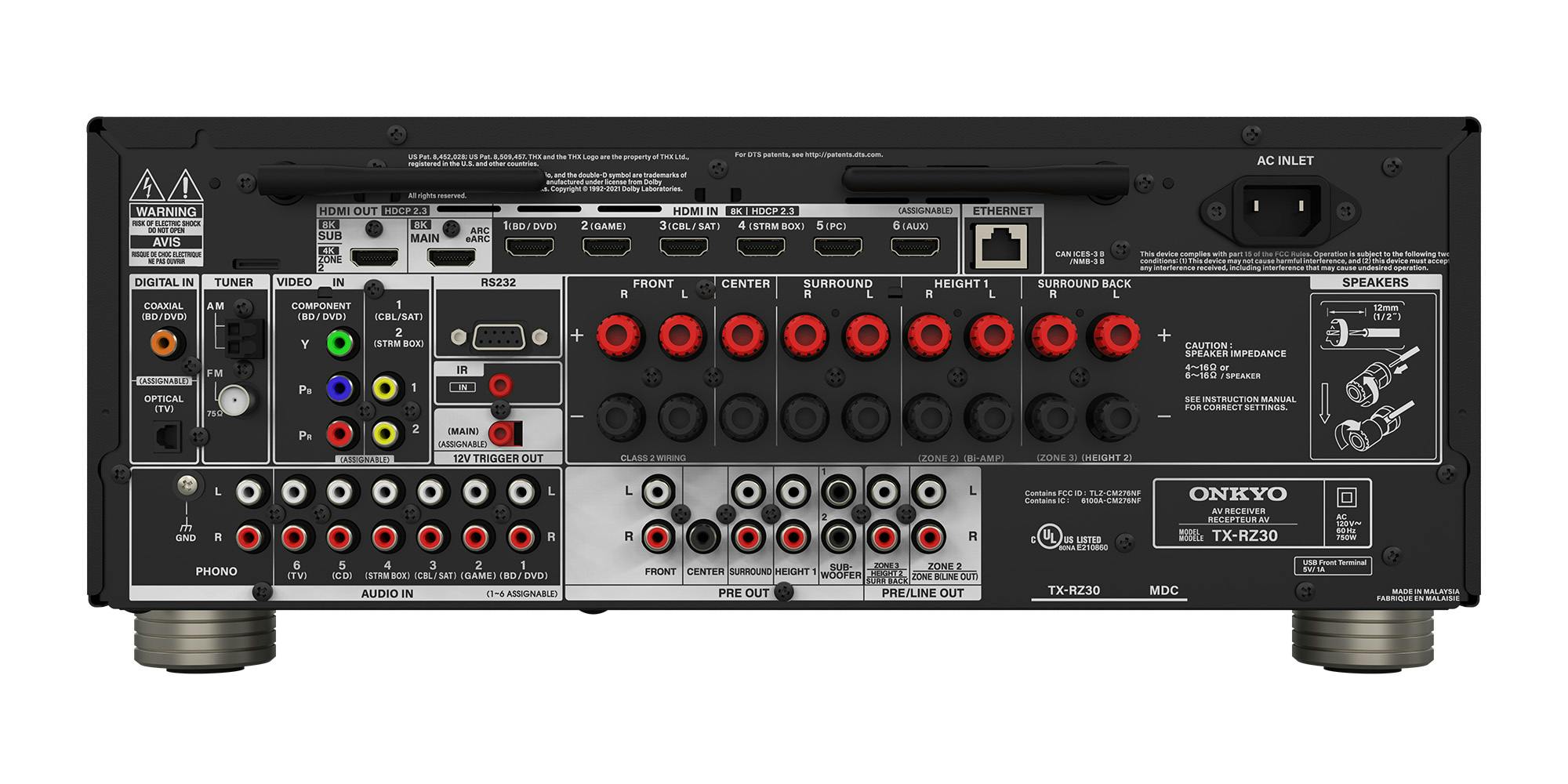 ONKYO TX RZ30 Back MDC md res 2000x1000